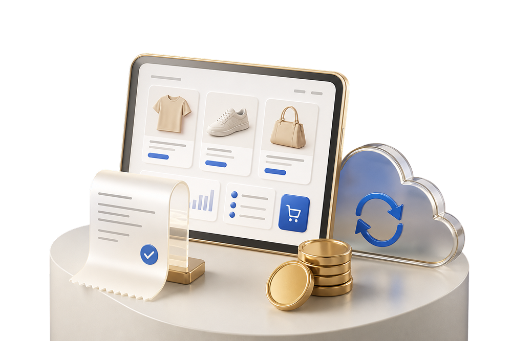 Иллюстрация e-commerce платформы